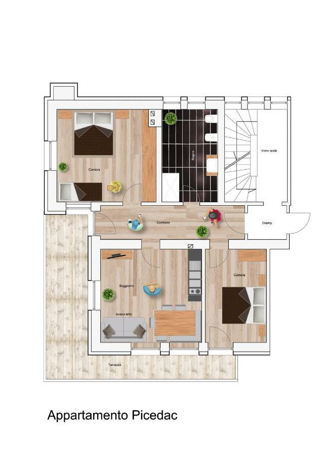 Ciasa Mael Dolomites Apartments La Valle Exterior photo
